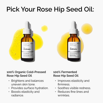 100% Organic Cold-Pressed Rose Hip Seed Oil - US 8174