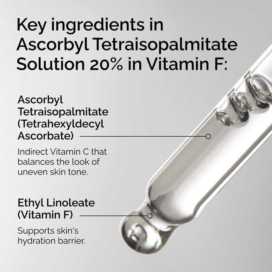 Ascorbyl Tetraisopalmitate Solution 20% in Vitamin F - US 7711
