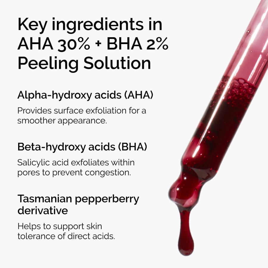 AHA 30% + BHA 2% Peeling Solution - US 3181
